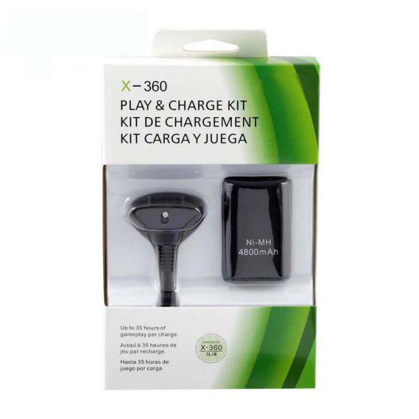خرید باتری و کابل شارژر کنترلر ایکس باکس 360