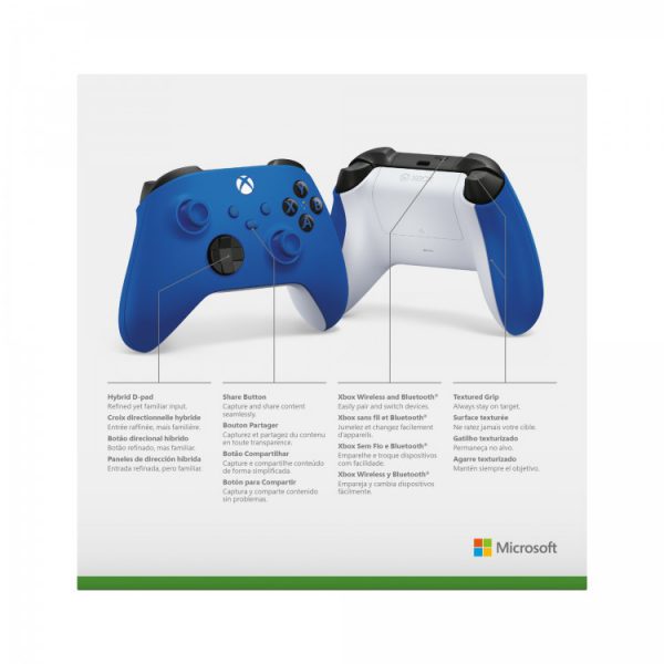 دسته Xbox سری جدید رنگ Shock Blue