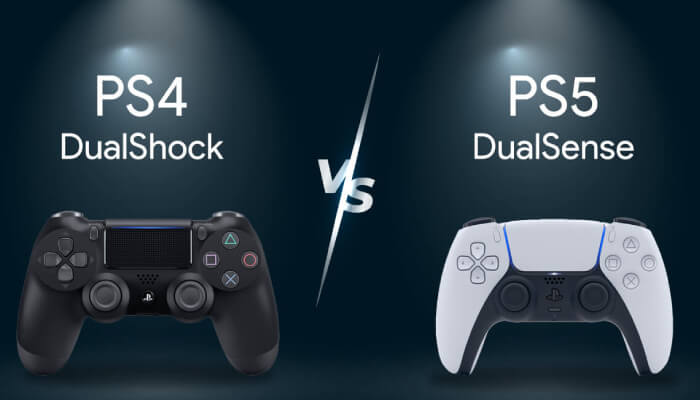 مقایسه دسته بازی PS4 با PS5